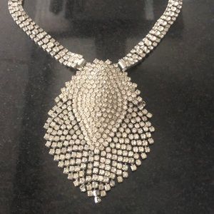 Vintage Rhinestone necklace/brooch